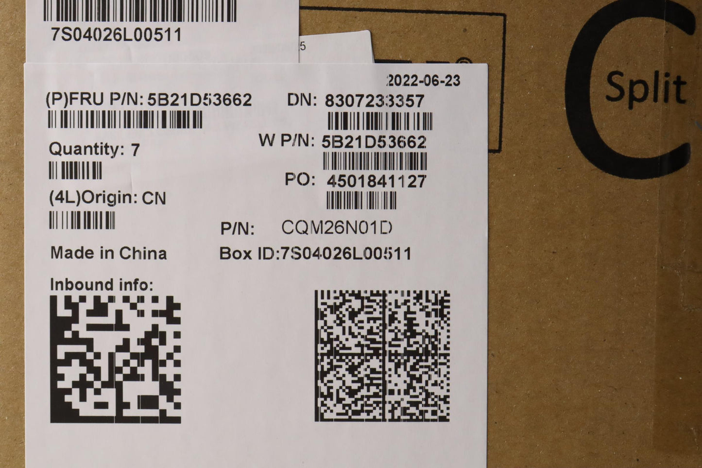 Lenovo Bdplanar I9-11950H,Vp,Rt,Wi,Ya - 5B21D53662