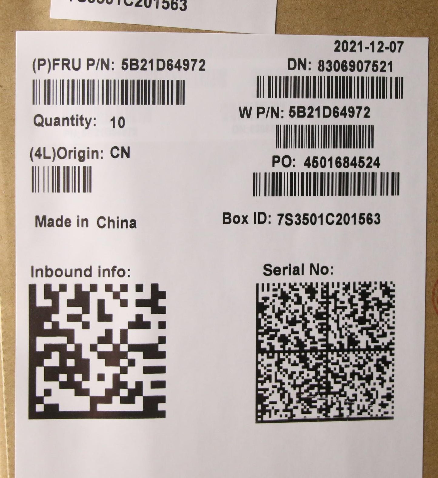 Lenovo Bdplanar Mbw20Yawinr55600Uuma1 - 5B21D64972