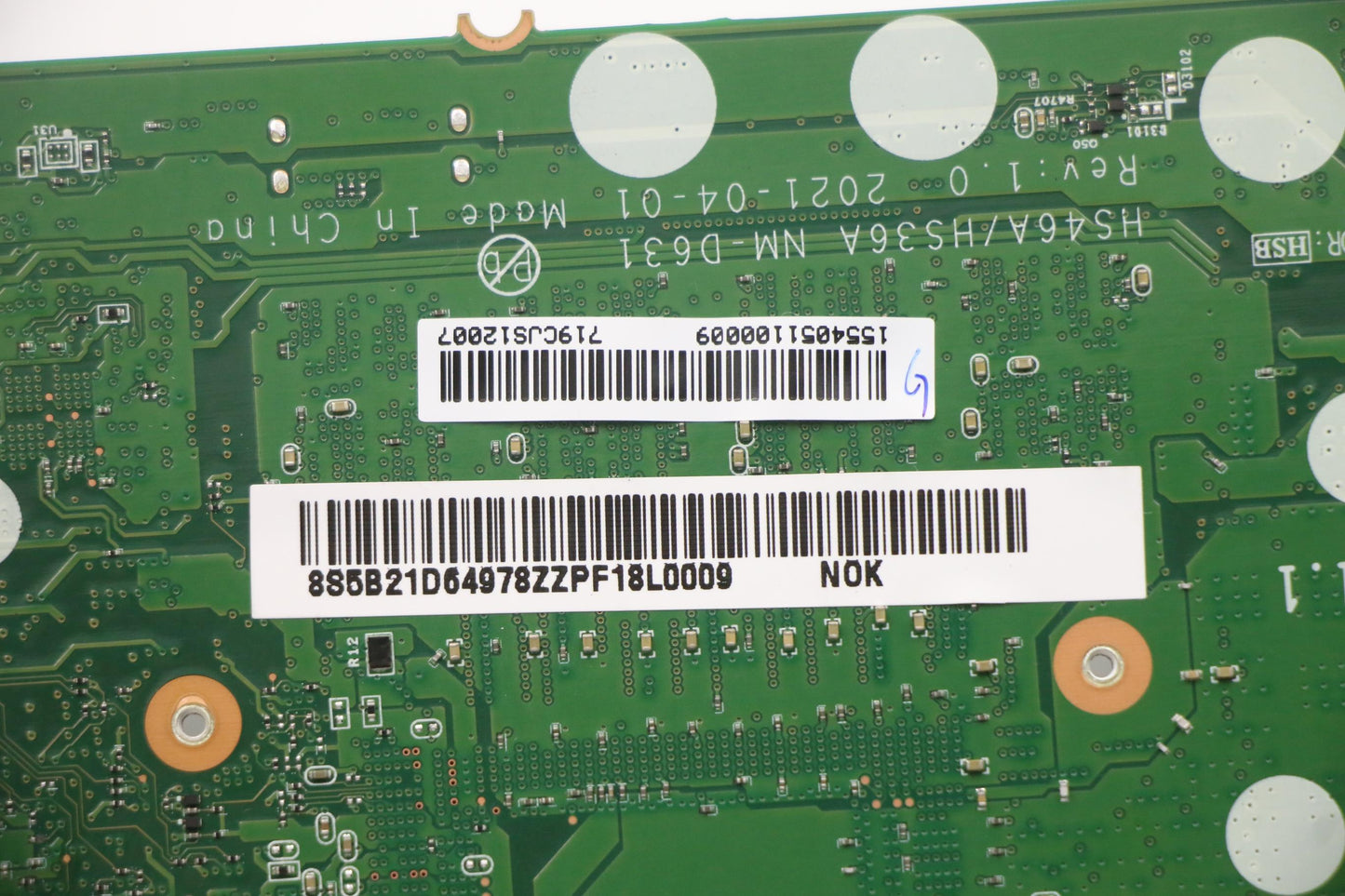 Lenovo Bdplanar Mb L82M8 Nok 7505_Uma - 5B21D64978