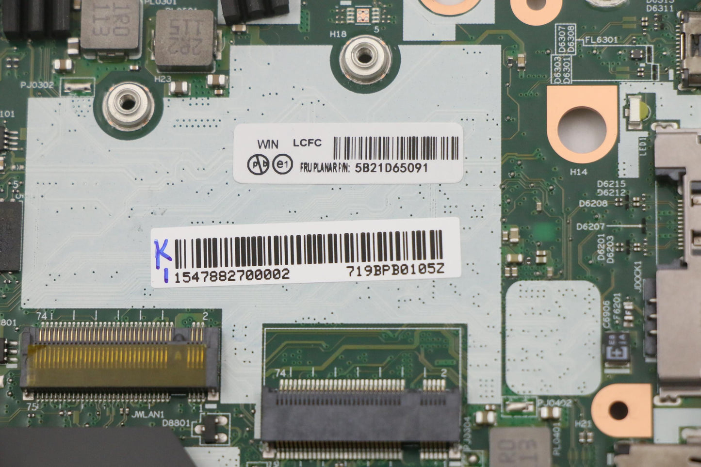 Lenovo Bdplanar I7-1185G7Umassdrtlwin - 5B21D65091