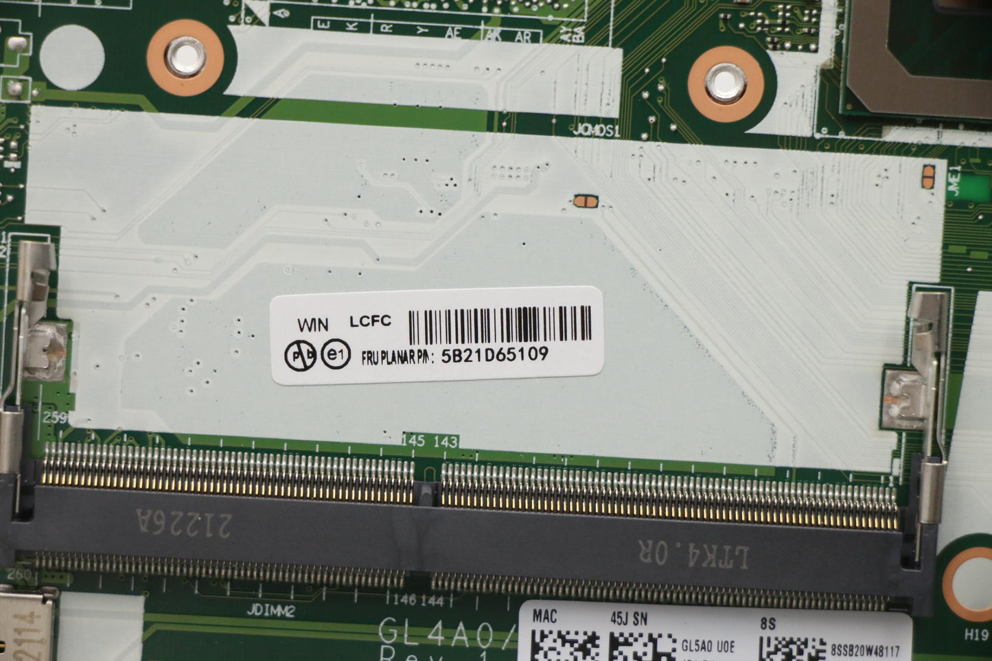 Lenovo Bdplanar I7-10610Ussddc Win Na - 5B21D65109