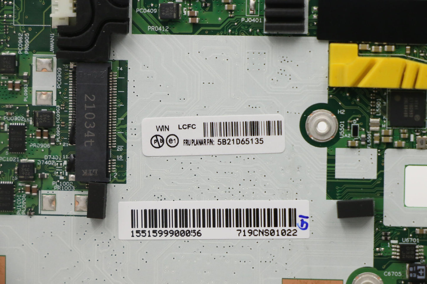 Lenovo Bdplanar I5-1135G7 8G 201 Win - 5B21D65135