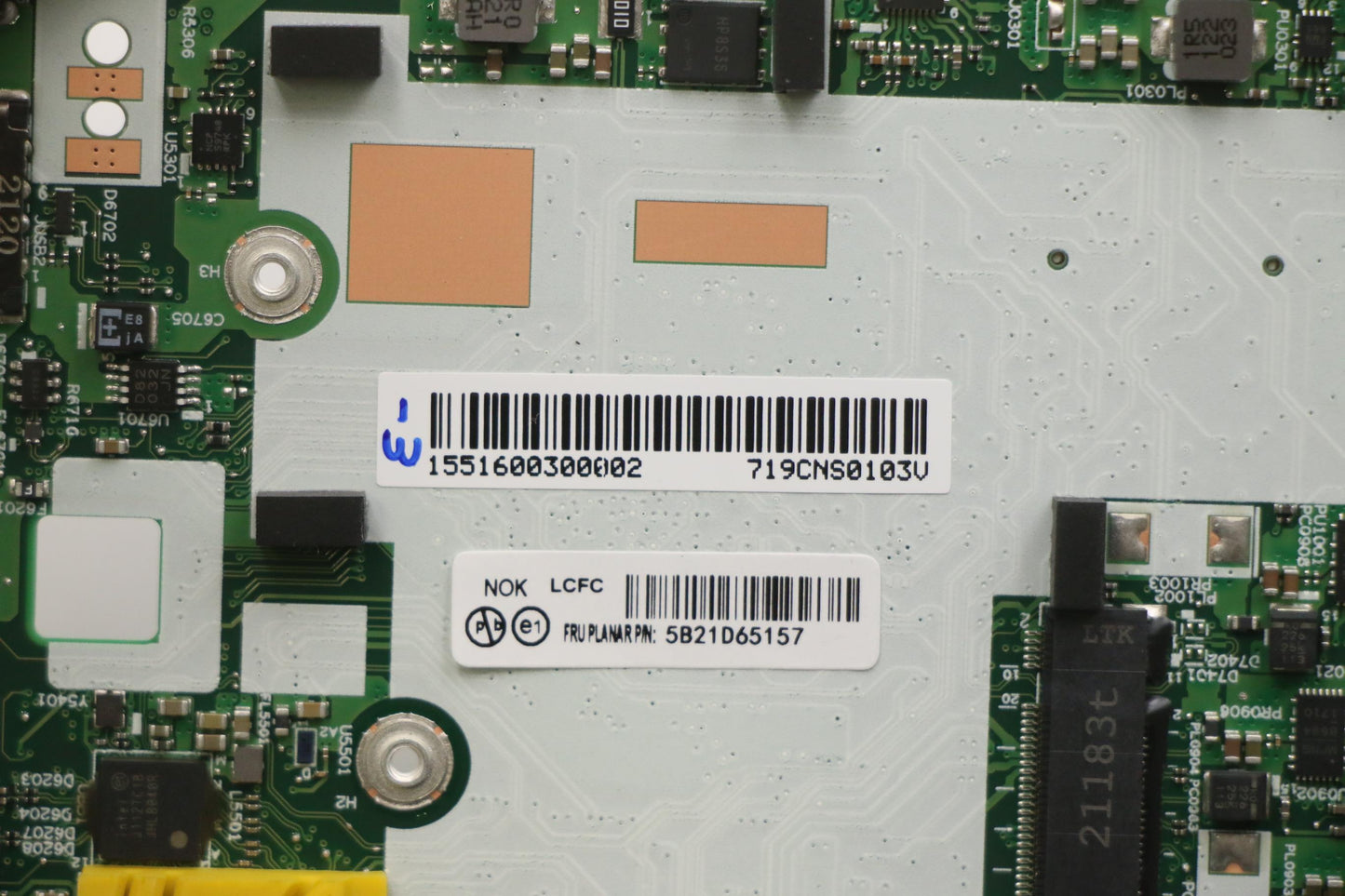 Lenovo Bdplanar I5-1135G7 16G 201Nok - 5B21D65157