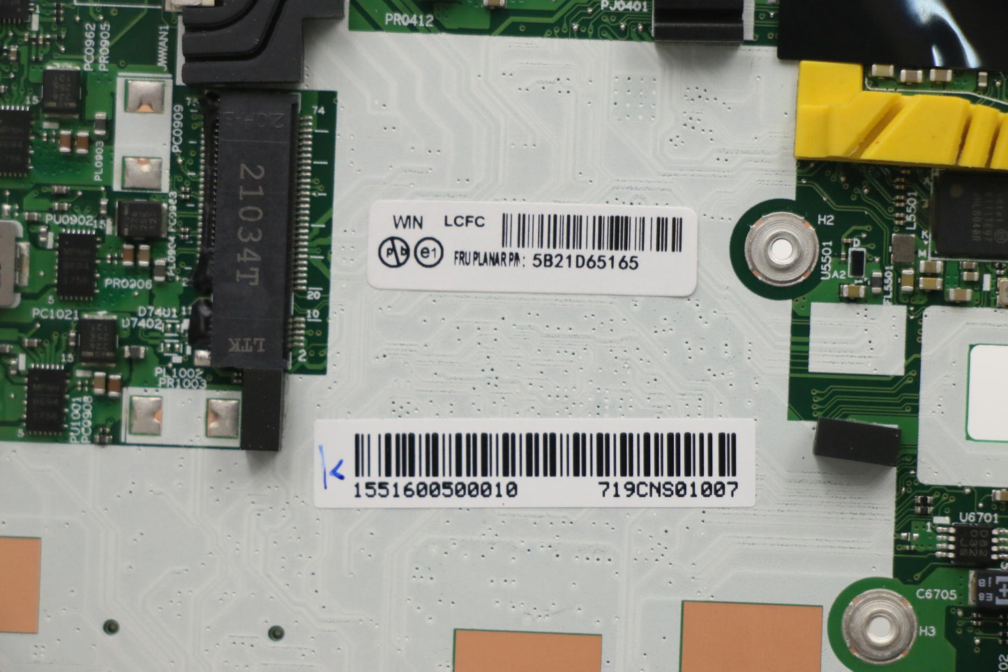 Lenovo Bdplanar I7-1165G7 8G 201 Win - 5B21D65165