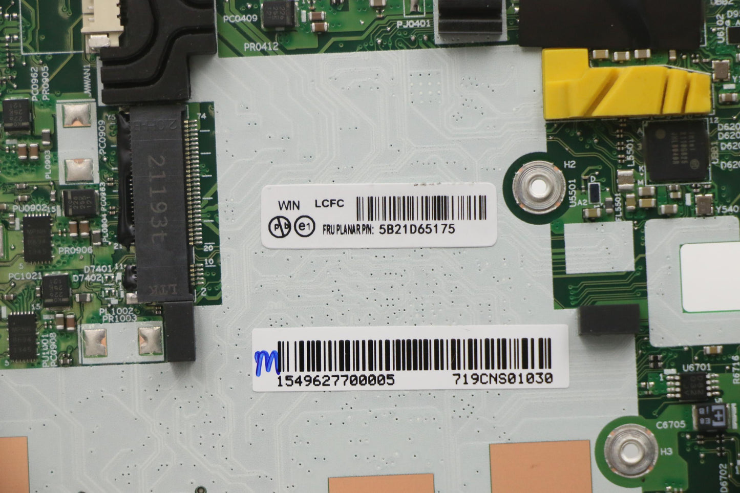 Lenovo Bdplanar I7-1165G7 8G 201 Win - 5B21D65175