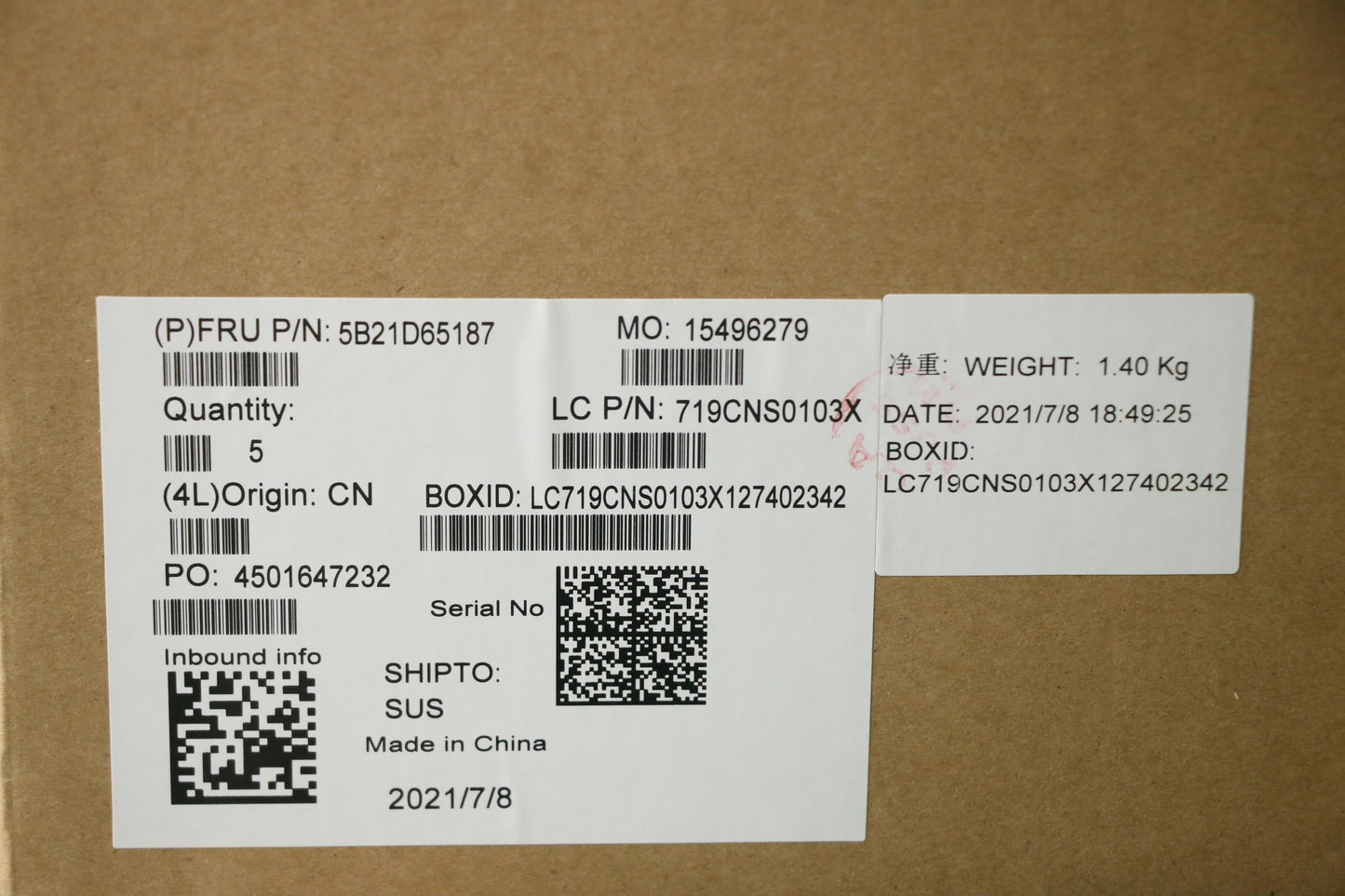 Lenovo Bdplanar I7-1165G7 16G 201Nok - 5B21D65187