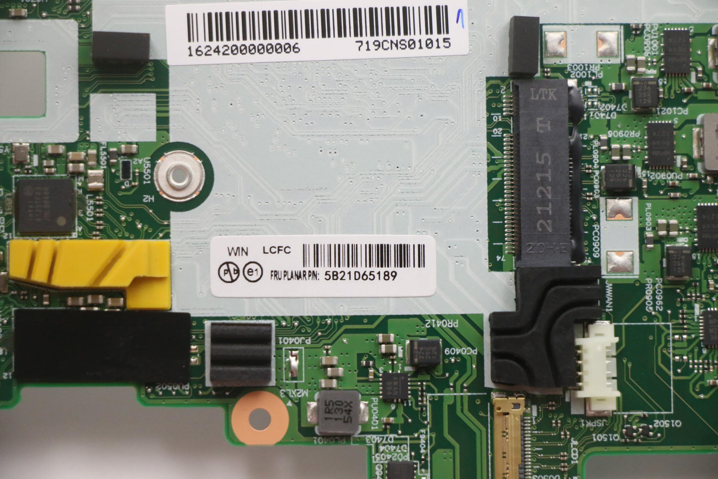Lenovo Bdplanar I7-1165G7 16G 201Win - 5B21D65189