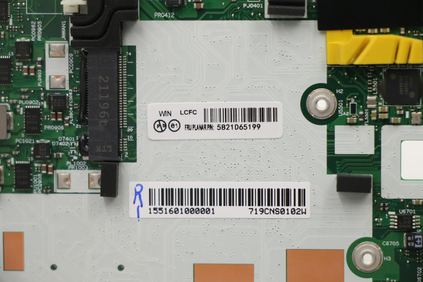 Lenovo Bdplanar I7-1165G7 16G 201Win - 5B21D65199