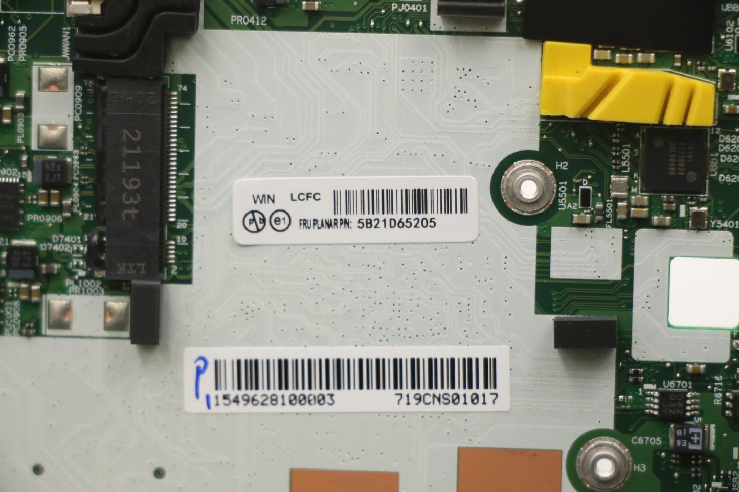 Lenovo Bdplanar I5-1145G7 8G201Vp Win - 5B21D65205