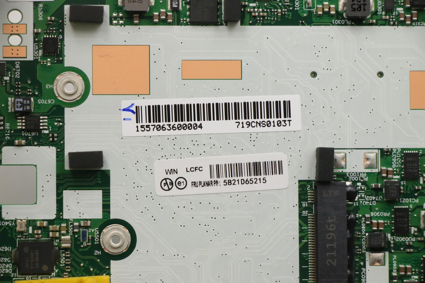 Lenovo Bdplanar I5-1145G7 8G201Vp Win - 5B21D65215