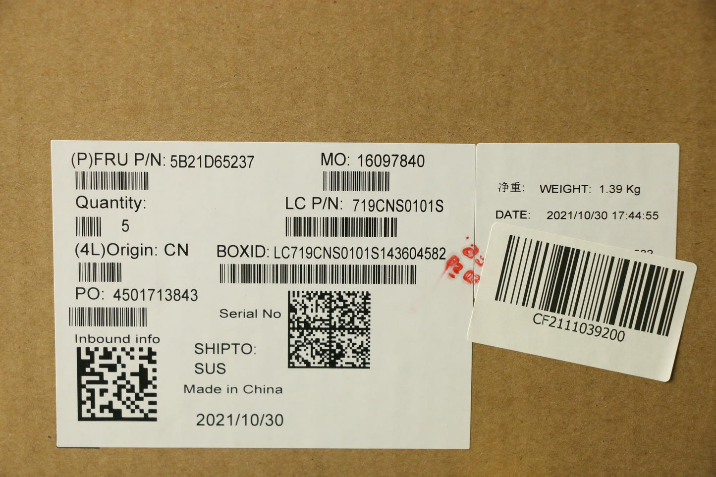 Lenovo Bdplanar I7-1185G7 8G201Vp Nok - 5B21D65237