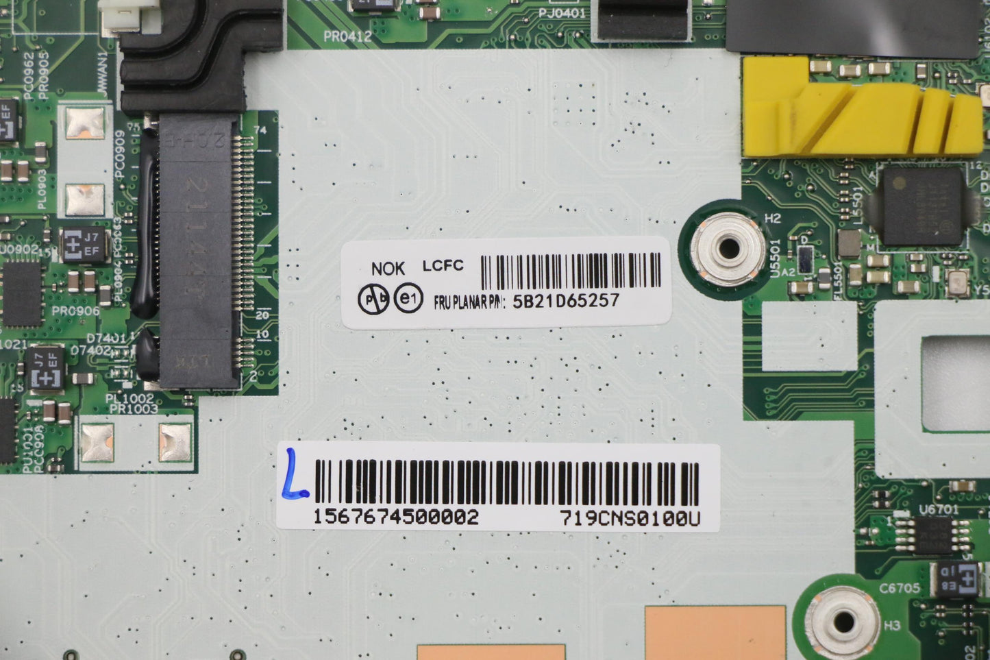 Lenovo Bdplanar I7-1185G7 16G201Vpnok - 5B21D65257
