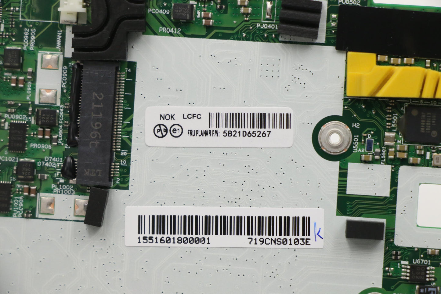 Lenovo Bdplanar I7-1185G7 16G201Vpnok - 5B21D65267