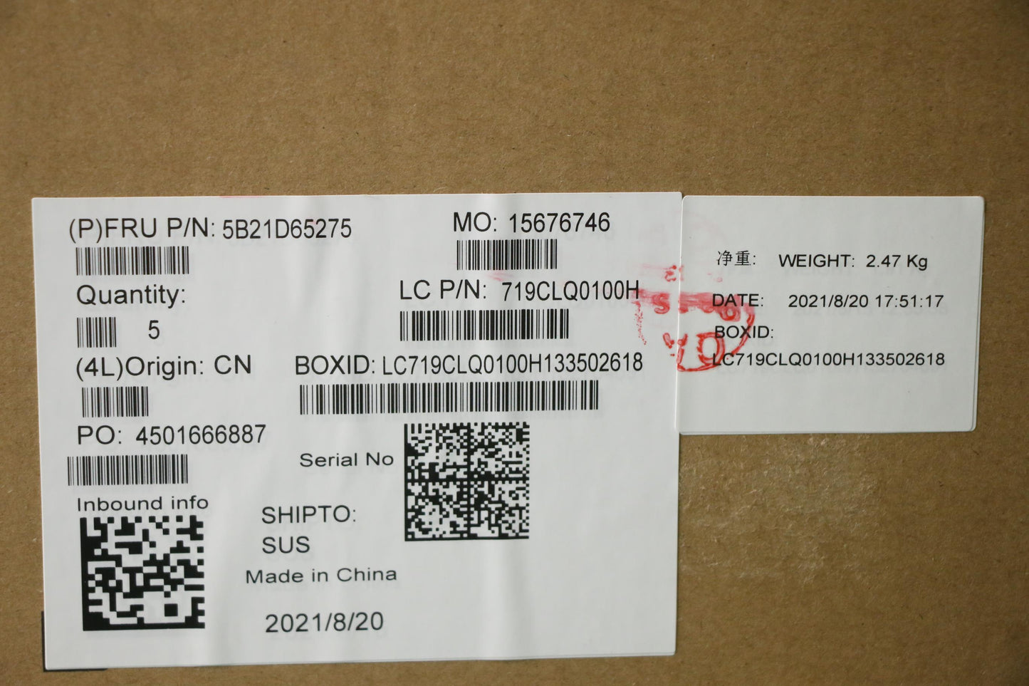 Lenovo Bdplanar Fli5-11400Hiugax201Wi - 5B21D65275
