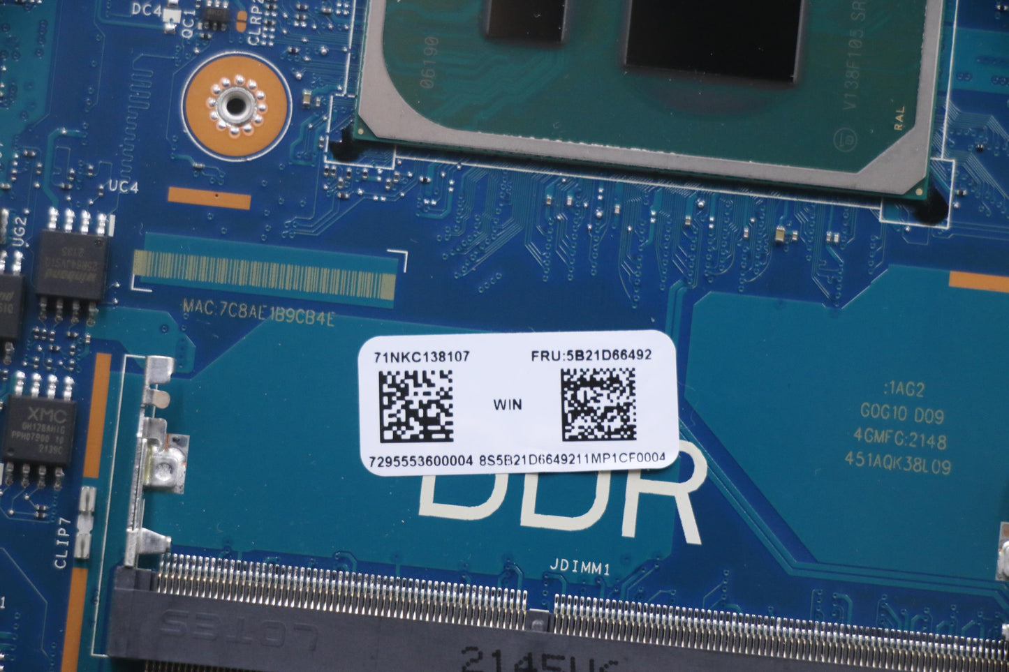 Lenovo Bdplanar Mbc82K1Wini511320H_Rt - 5B21D66492