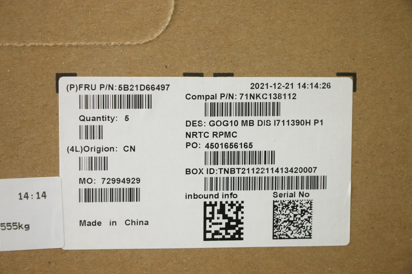 Lenovo Bdplanar Mbc82K1Noki711390H_Rt - 5B21D66497