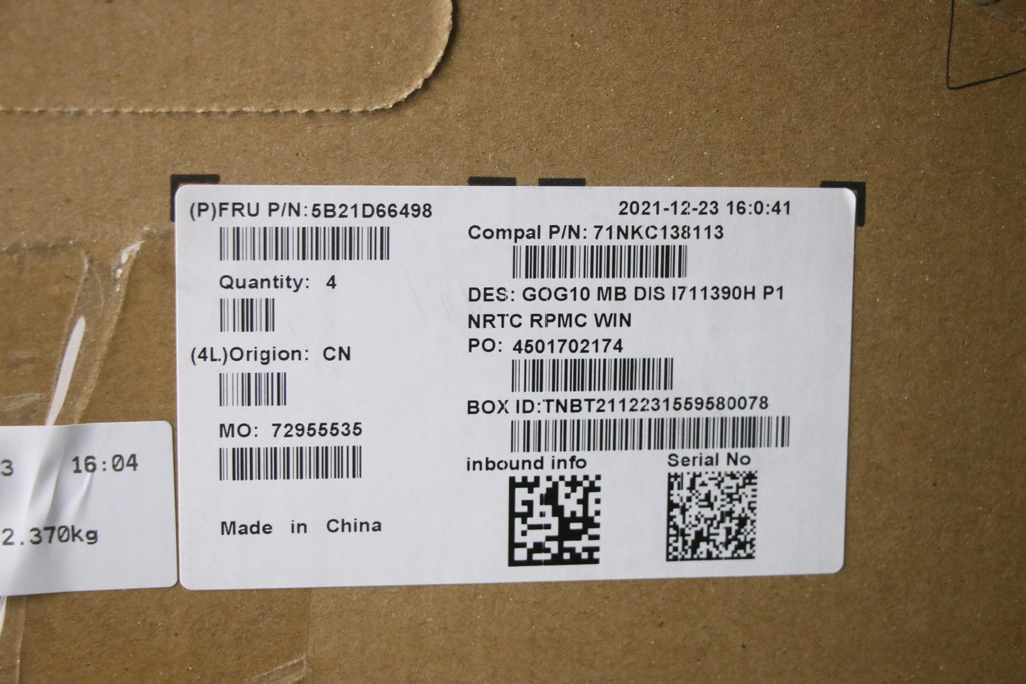 Lenovo Bdplanar Mbc82K1Wini711390H_Rt - 5B21D66498