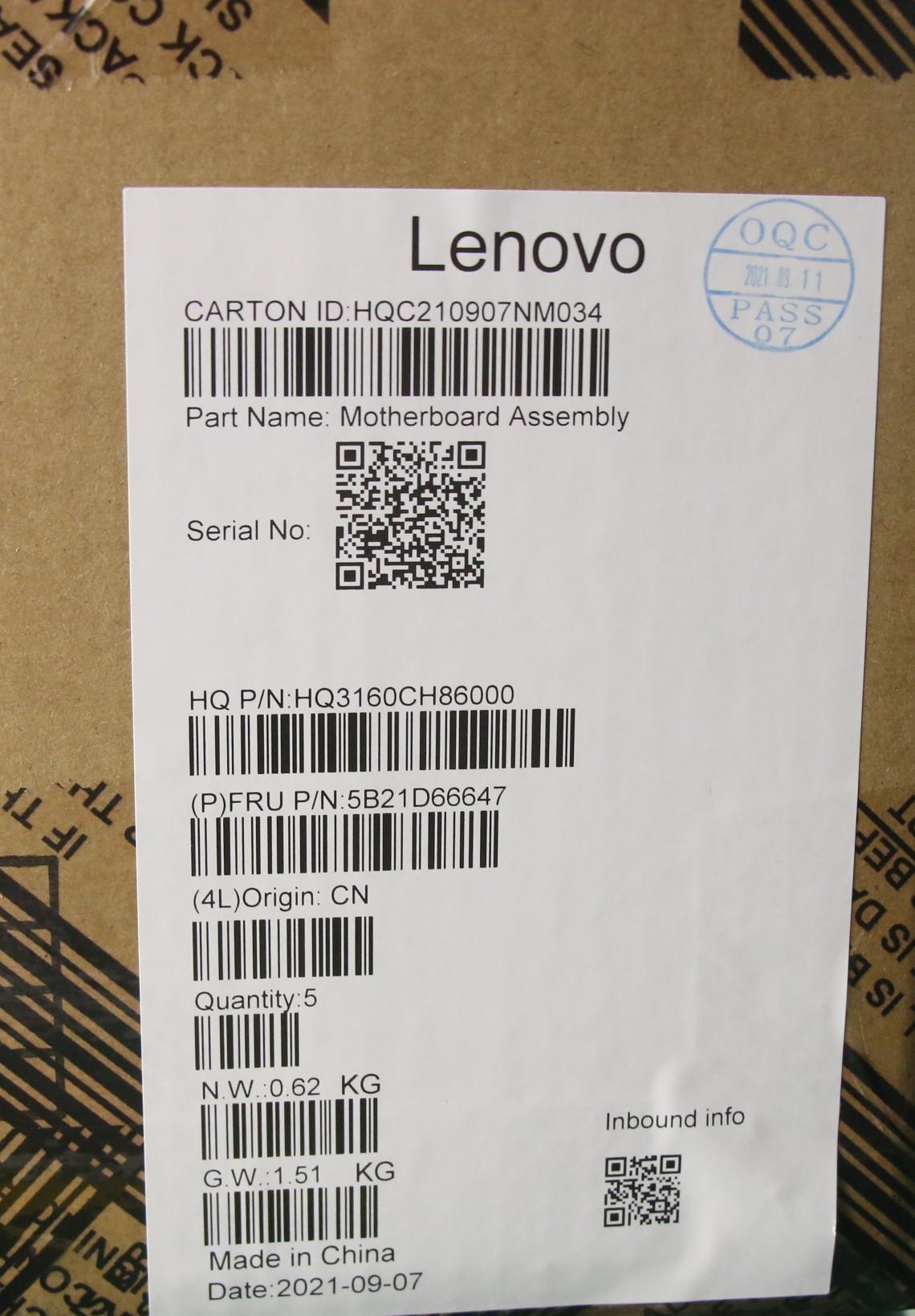 Lenovo Bdplanar Mb H 82N4 N4500 Uma 4 - 5B21D66647