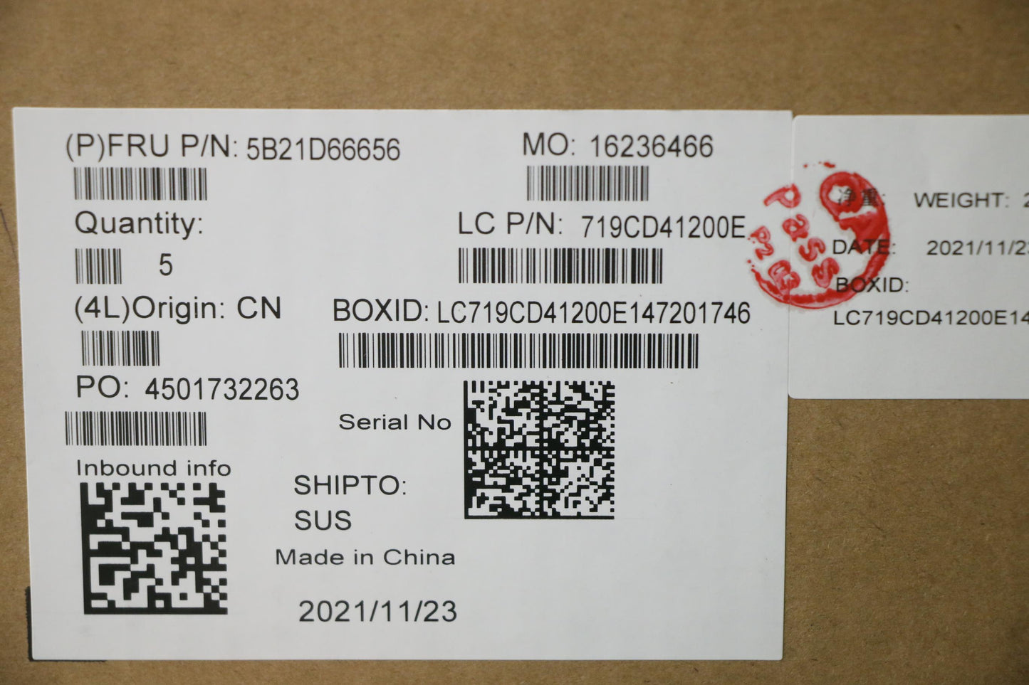 Lenovo Bdplanar L82Jhwin I511400Hrtx3 - 5B21D66656