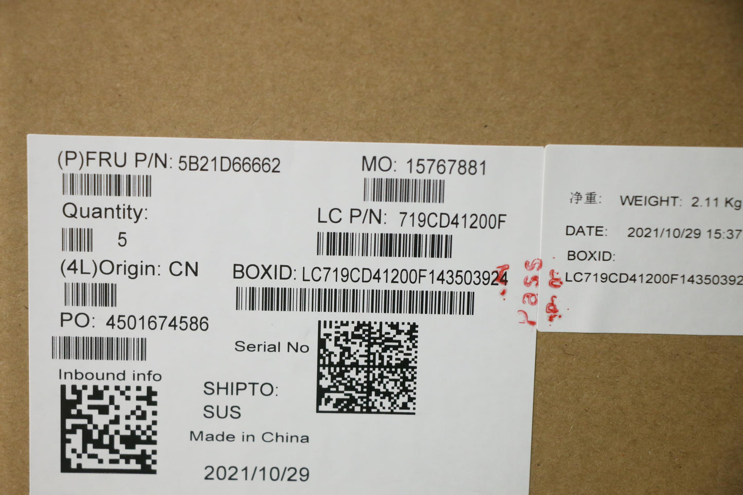 Lenovo Bdplanar L82Jhwin I711600 Hrtx - 5B21D66662