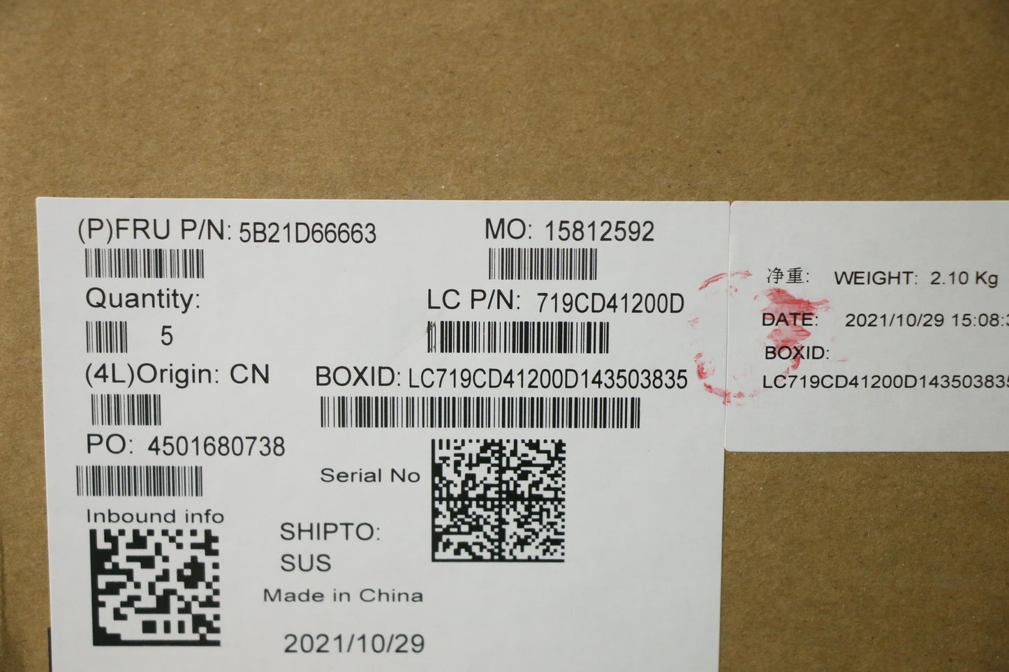 Lenovo Bdplanar L82Jhnok I711600 Hrtx - 5B21D66663