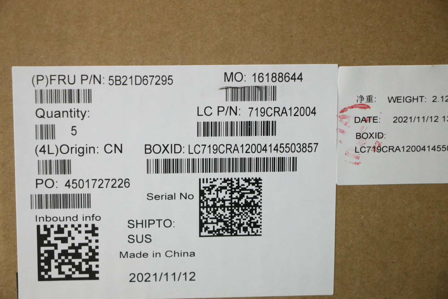 Lenovo Bdplanar Mbl82Jdwini711800Hrtx - 5B21D67295
