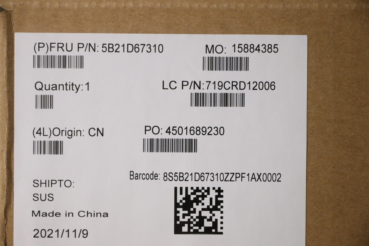 Lenovo Bdplanar Mb Lnok R55600U_Uma_8 - 5B21D67310