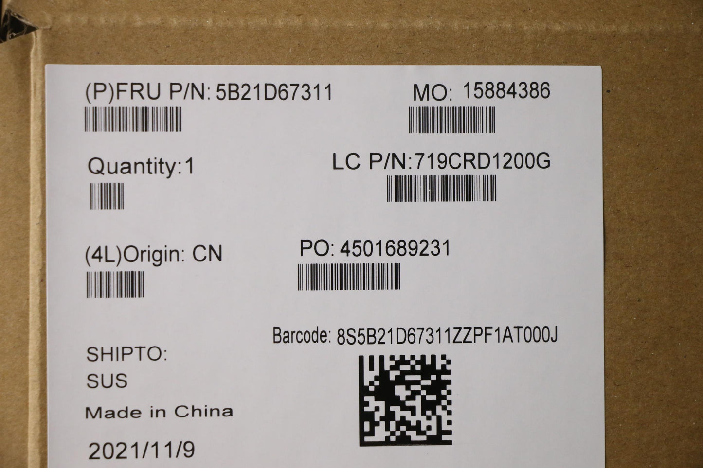 Lenovo Bdplanar Mb Lwin R75800U_Uma_1 - 5B21D67311