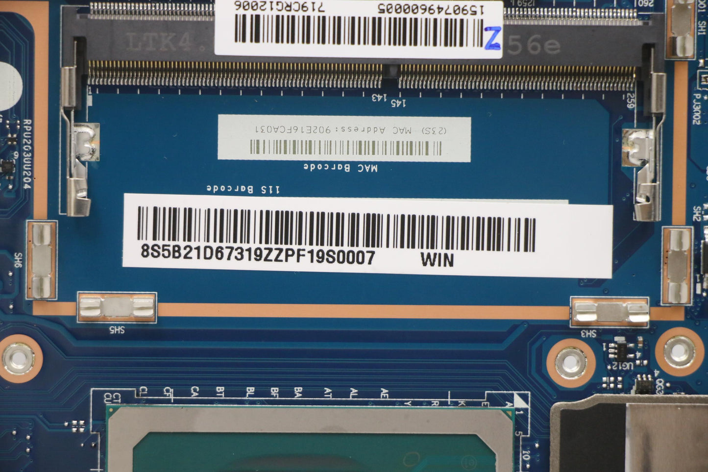 Lenovo Motherboard, i7-11800H, GTX1650, 4GB VRAM - 5B21D67319