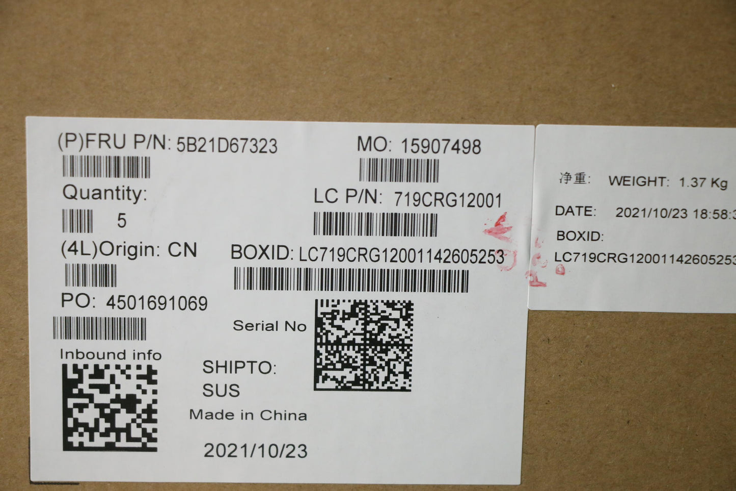 Lenovo Bdplanar Mbl21B1Wini711800Hrtx - 5B21D67323