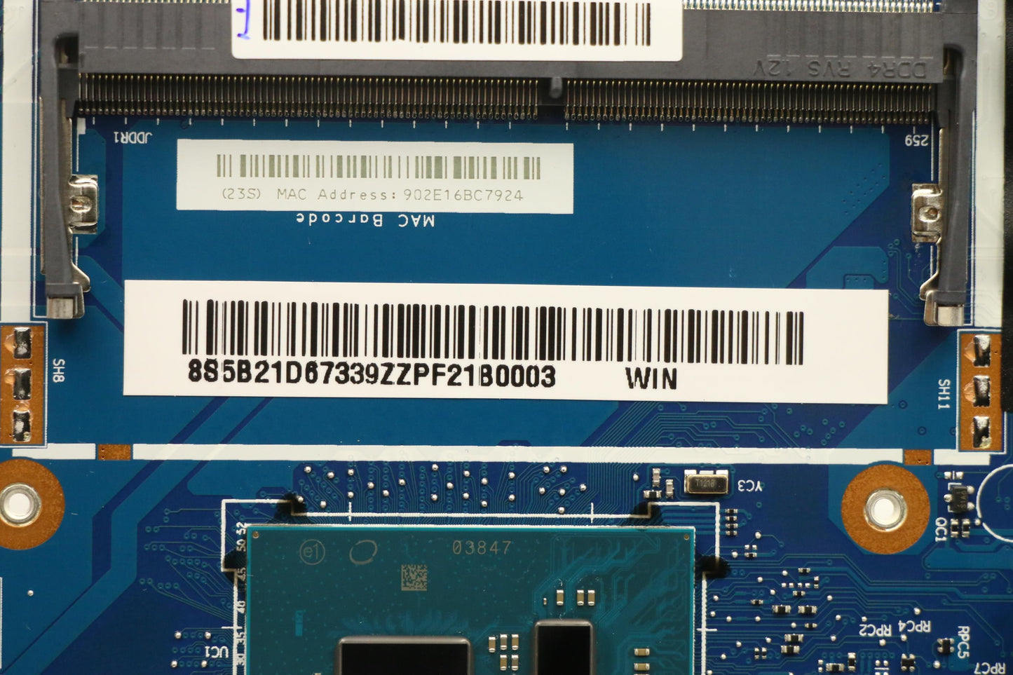 Lenovo Bdplanar Mbl82Lvwinn4500_Uma_4 - 5B21D67339