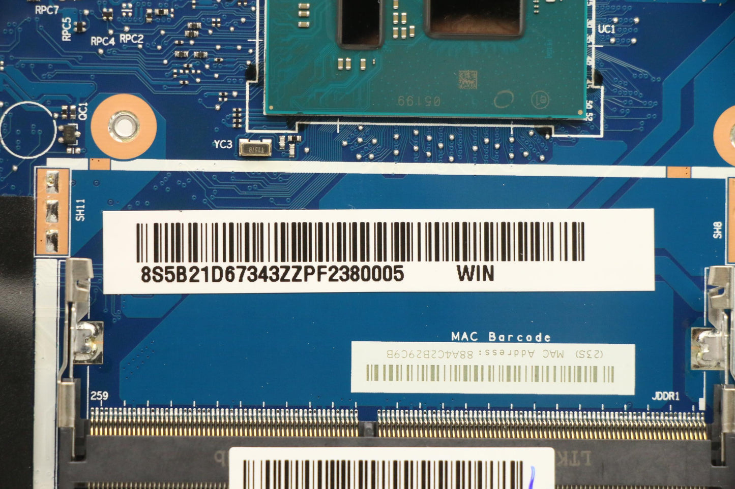 Lenovo Bdplanar Mbl82Lvwinn5100Uma4G1 - 5B21D67343