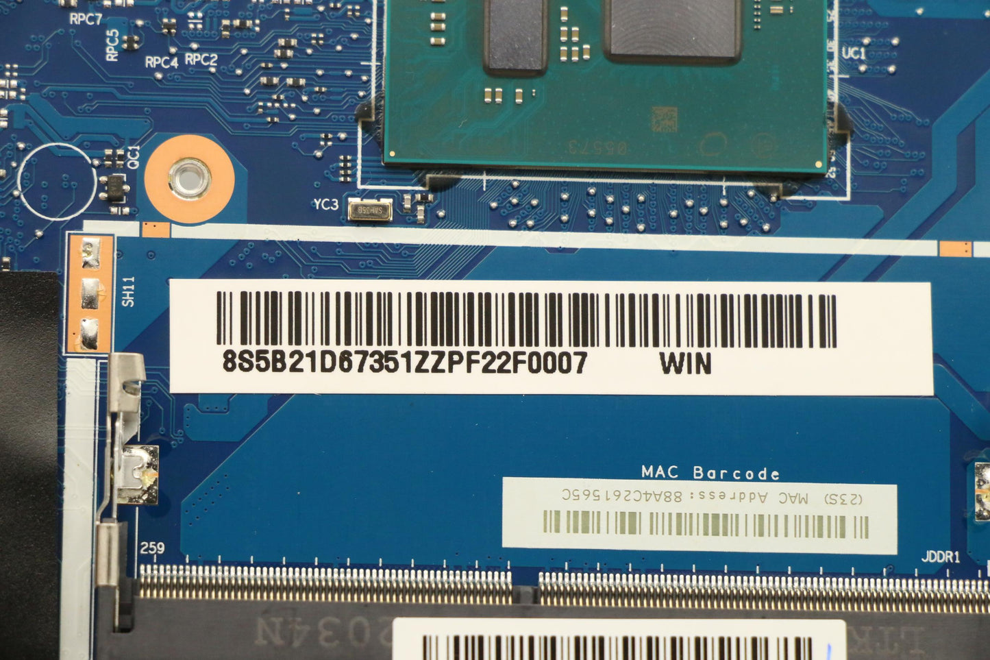 Lenovo Bdplanar Mbl82Lvwinn6000_Uma_4 - 5B21D67351