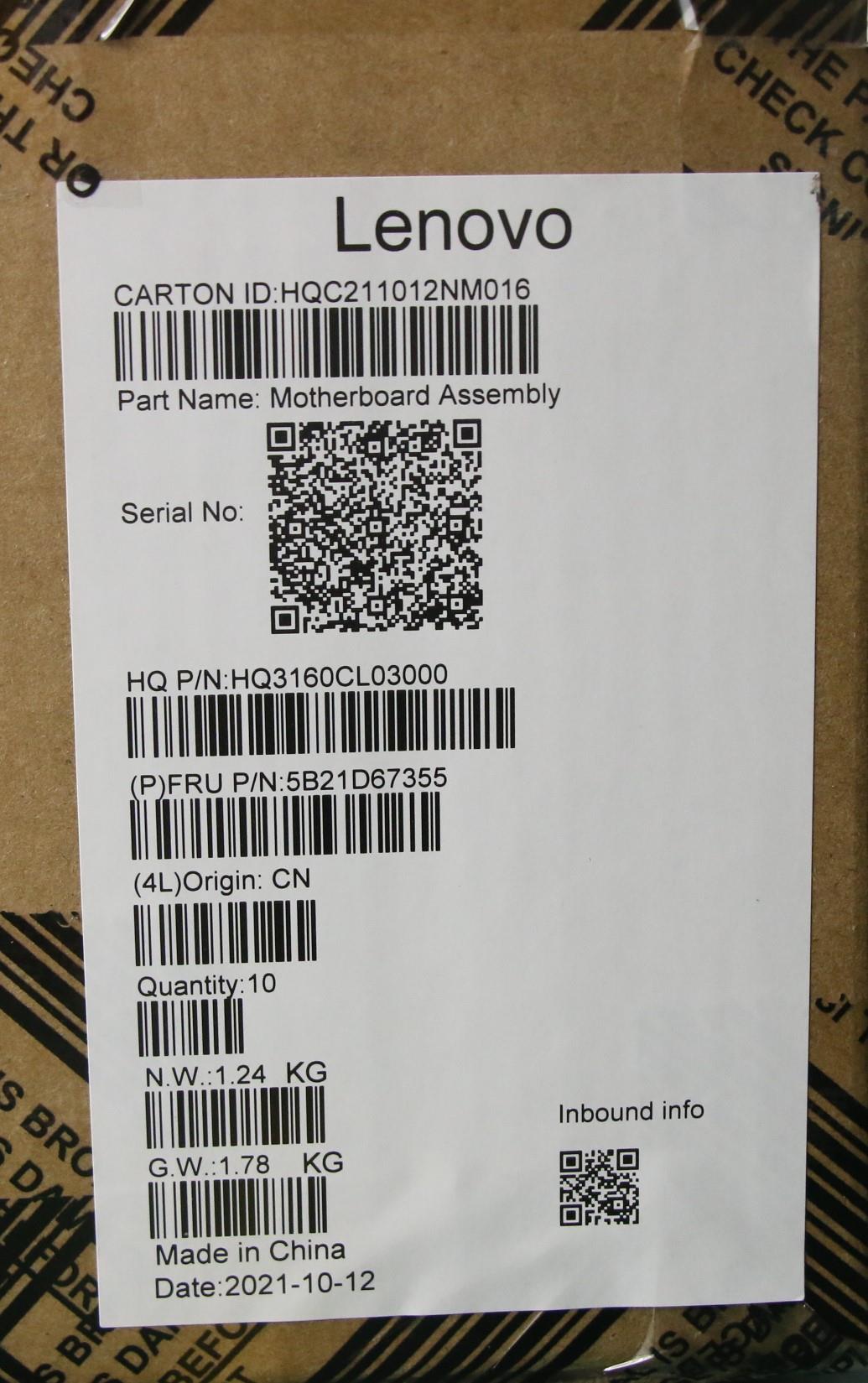 Lenovo Bdplanar Mb H 82Qs Noksc7180Um - 5B21D67355