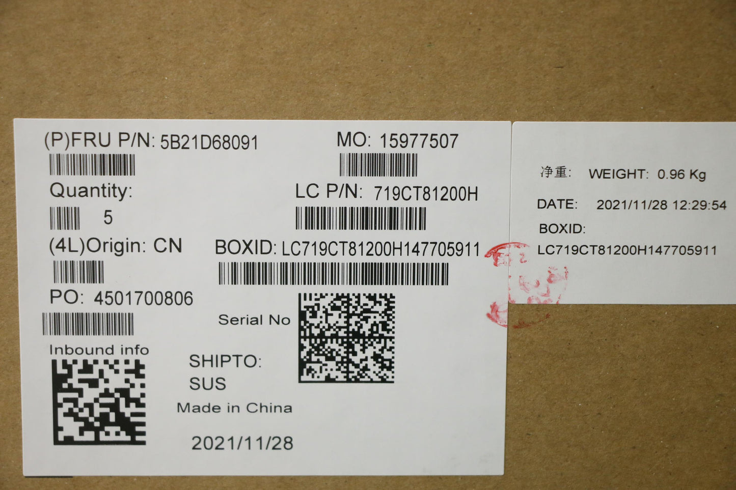 Lenovo Bdplanar Mbl82Lxwinn6000Uma4G1 - 5B21D68091
