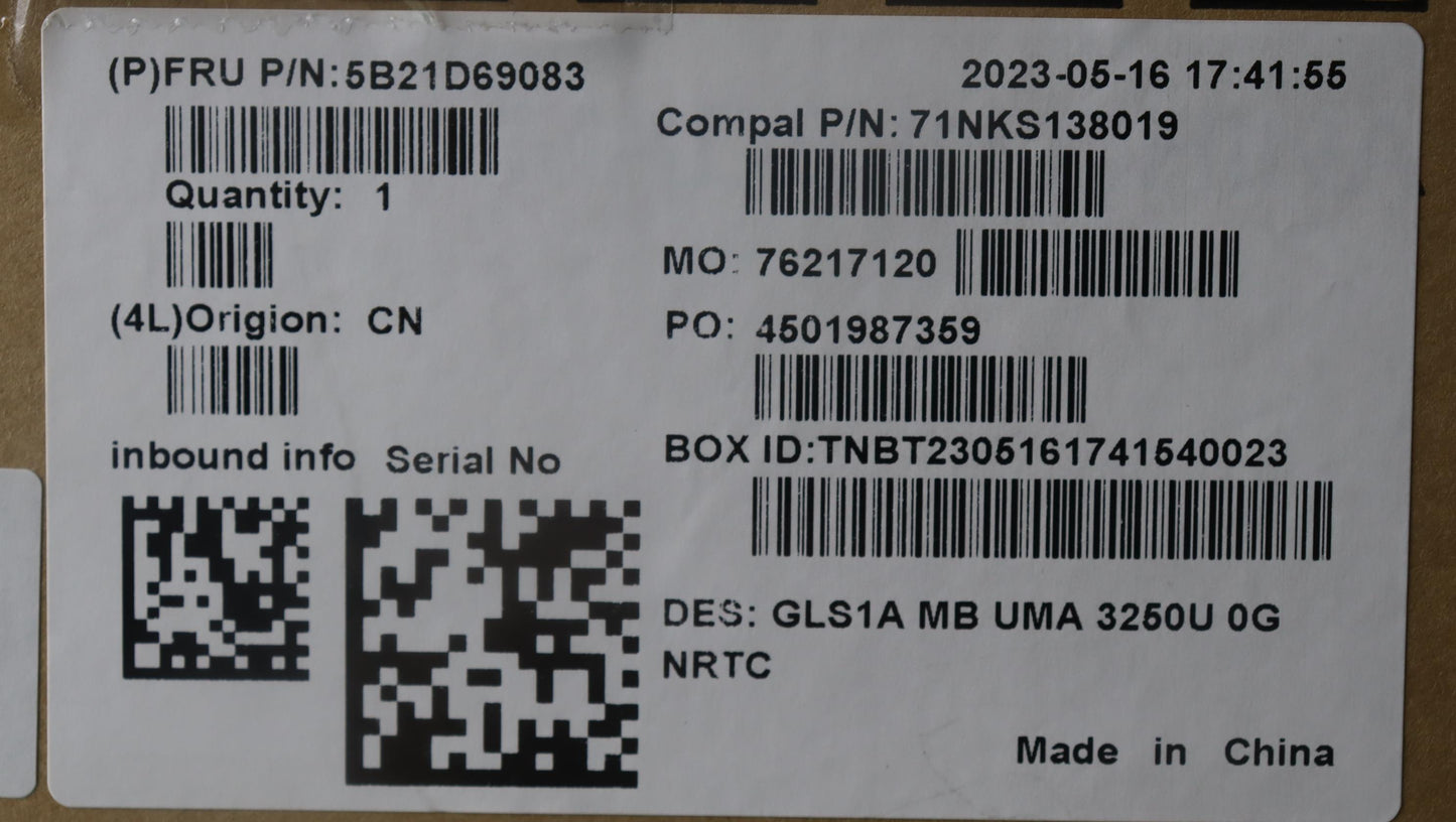 Lenovo Bdplanar Mb C82R0 Nok R33250U_ - 5B21D69083