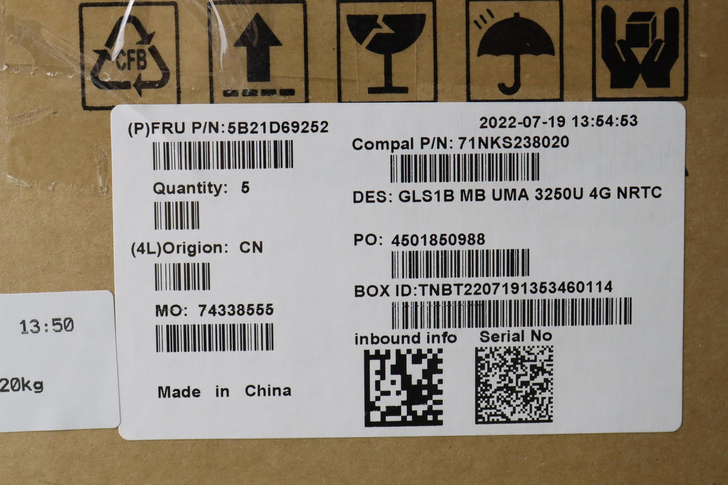 Lenovo Bdplanar Mb C82R1 Nok R33250Uu - 5B21D69252