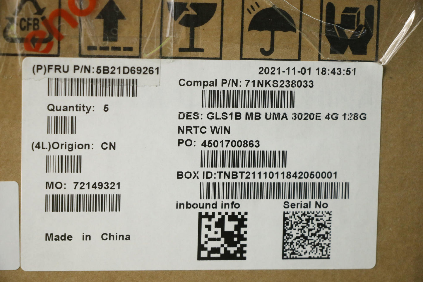 Lenovo Bdplanar Mb C82R1 Win 3020E_Um - 5B21D69261