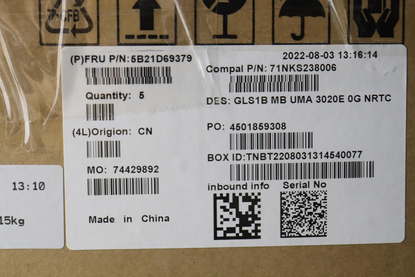 Lenovo Bdplanar Mb C82R1 Nok 3020Euma - 5B21D69379