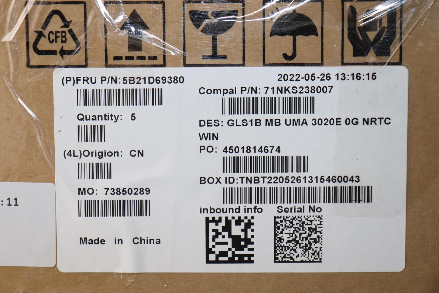 Lenovo Bdplanar Mb C82R1 Win 3020E_Um - 5B21D69380
