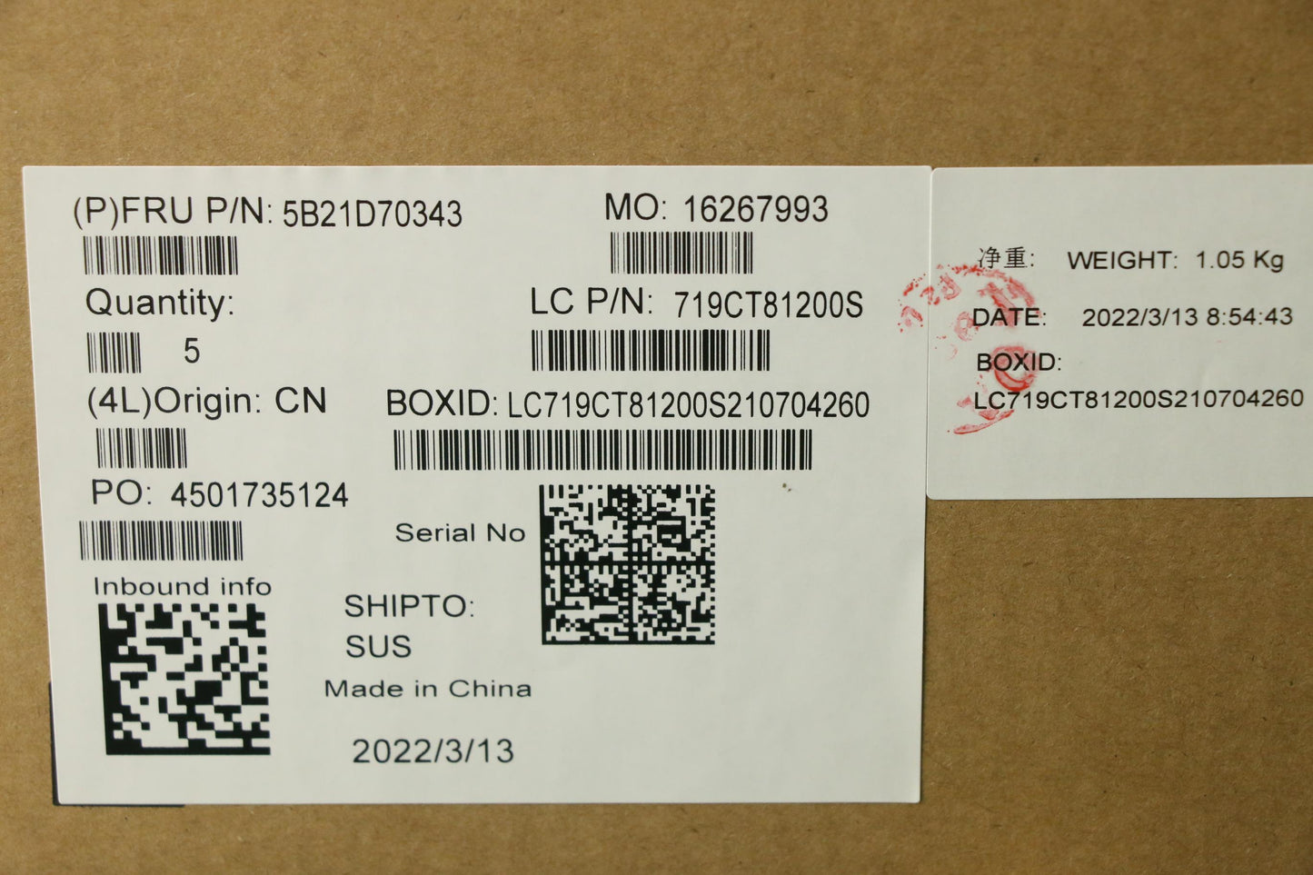 Lenovo Bdplanar Mbl82Lxn4500_Uma_0G_N - 5B21D70343