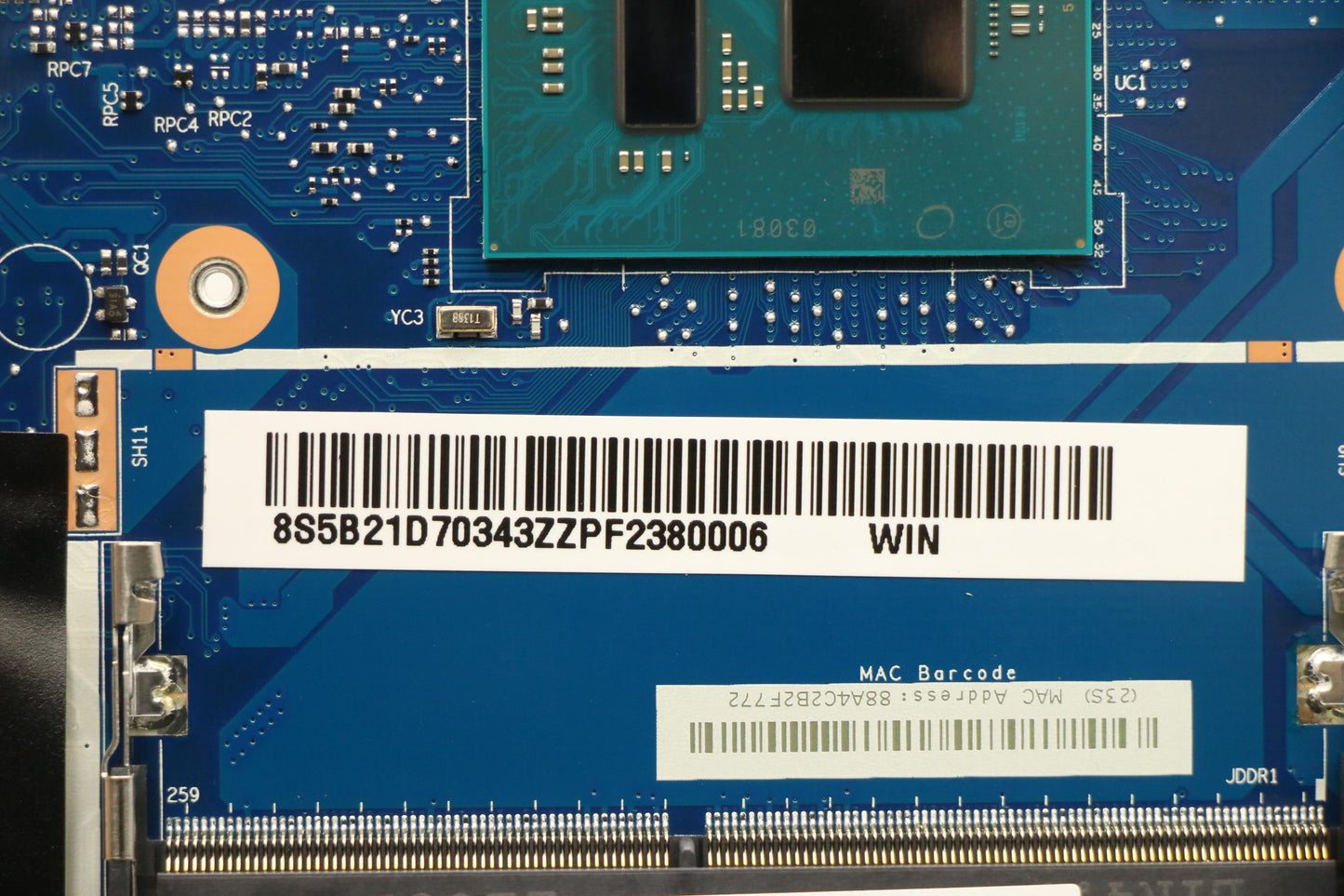 Lenovo Bdplanar Mbl82Lxn4500_Uma_0G_N - 5B21D70343