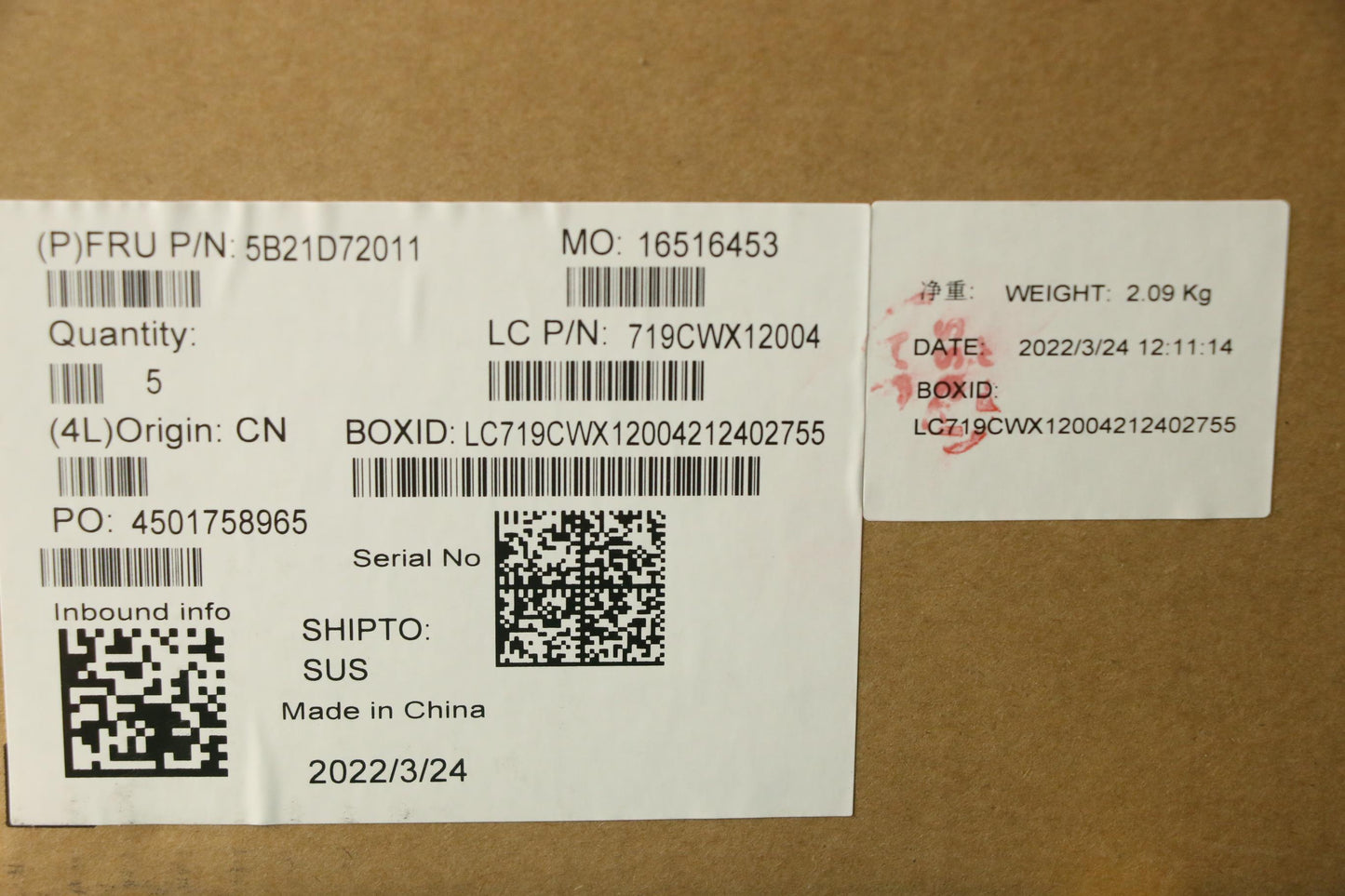 Lenovo Bdplanar Mbl82Rfwin I512500Hrt - 5B21D72011
