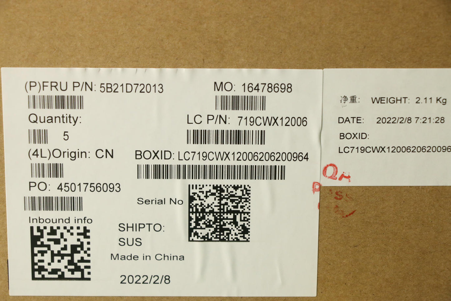 Lenovo Bdplanar Mbl82Rfwini712700Hrtx - 5B21D72013