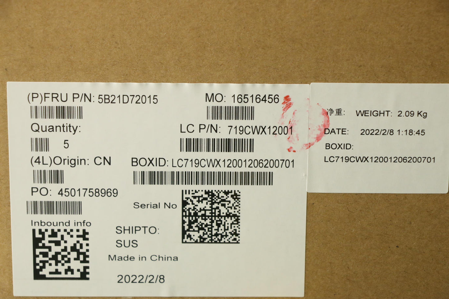 Lenovo Bdplanar Mbl82Rfwini712700Hrtx - 5B21D72015