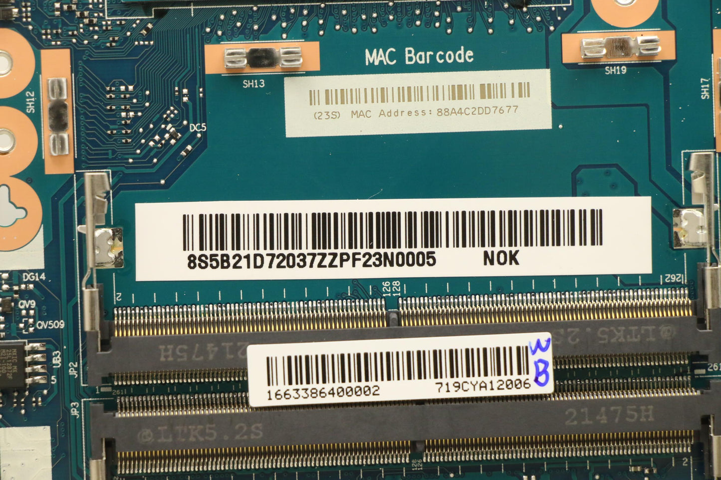 Lenovo Bdplanar Mbl82Rbnoki712700Hrtx - 5B21D72037