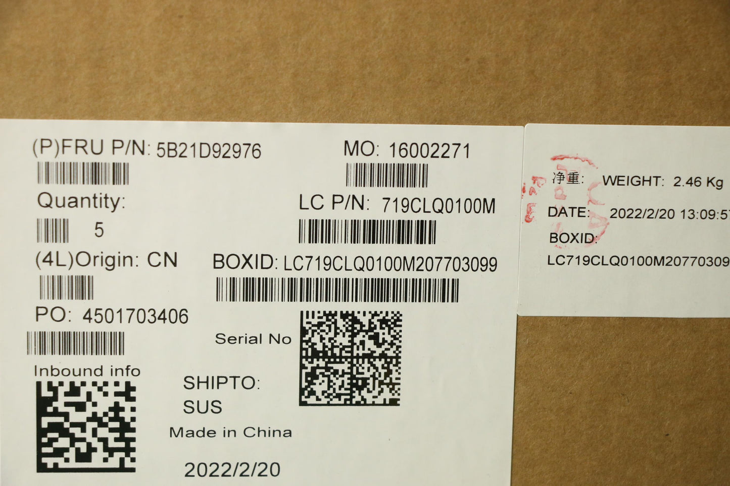 Lenovo Bdplanar Fli5-11400Hiugax201No - 5B21D92976