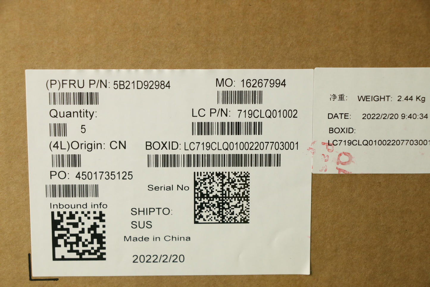 Lenovo Bdplanar Fli5-11500Hvpax201Win - 5B21D92984