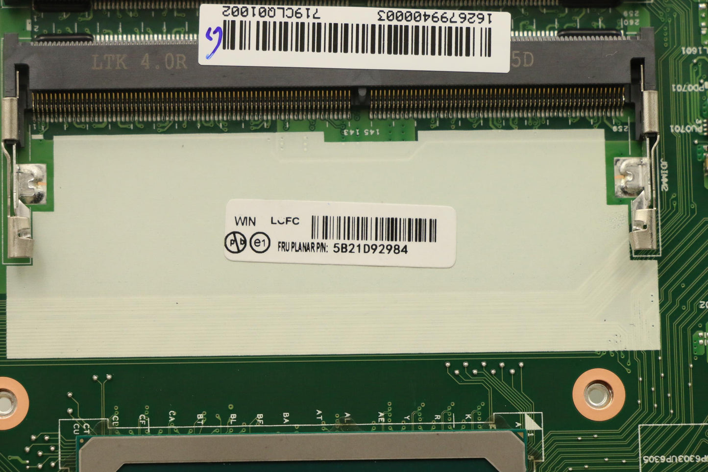 Lenovo Bdplanar Fli5-11500Hvpax201Win - 5B21D92984