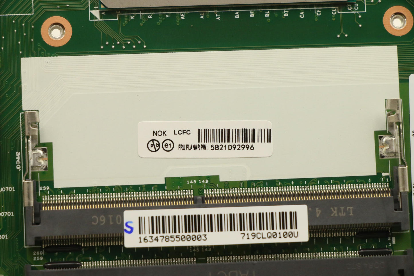 Lenovo Bdplanar Fli711800H1650Ax201No - 5B21D92996